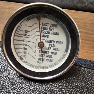 Taylor Silver Roast Meat Thermometer